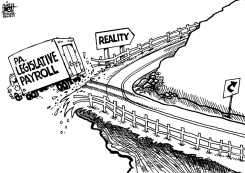 LOCAL- PA LEGISLATIVE PAYROLL, B/W by Randy Bish