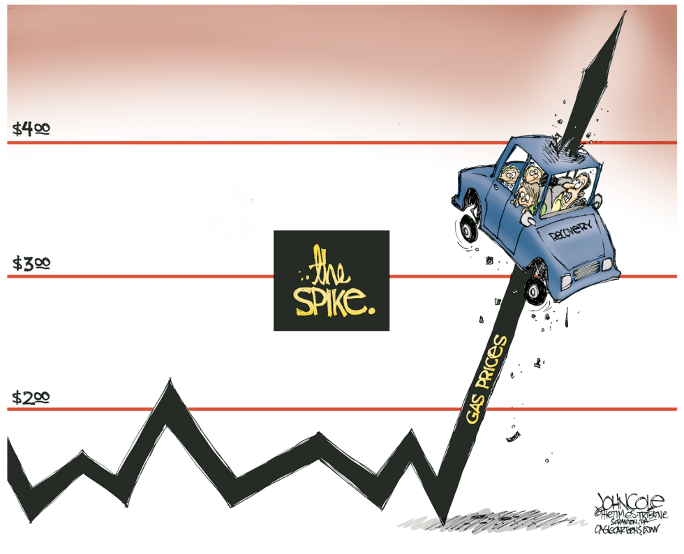 Gas price spike COLOR