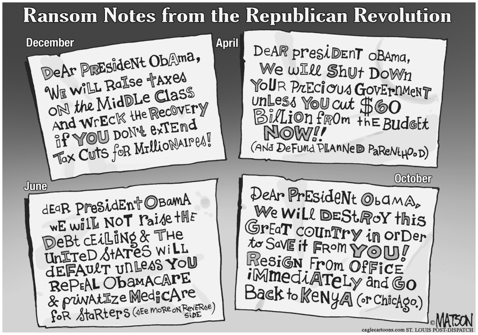  RANSOM NOTES FROM THE REPUBLICAN REVOLUTION by RJ Matson