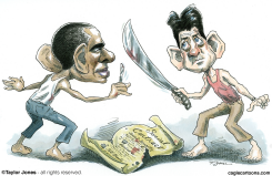 OBAMA VS RYAN -  by Taylor Jones