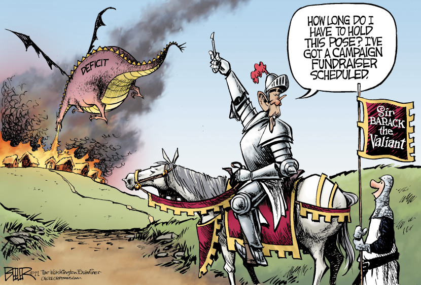 Obama the Dragonslayer COLOR