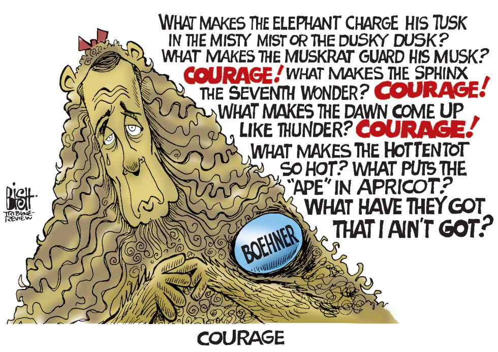 THE COURAGE OF BOEHNER, COLOR