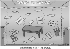 EVERYTHING OFF THE TABLE by R.J. Matson
