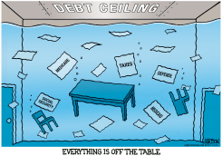 EVERYTHING OFF THE TABLE by R.J. Matson