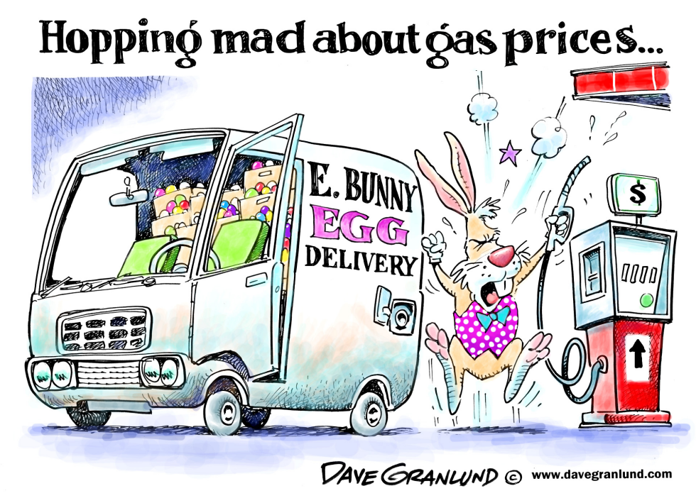  EASTER AND HIGH GAS PRICES by Dave Granlund