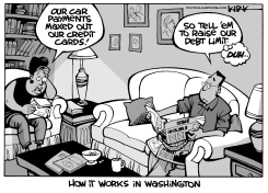 DEBT CEILING by Kirk Anderson