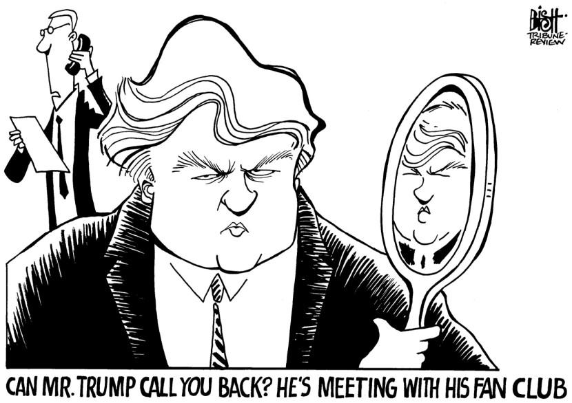 TRUMPS FAN CLUB, B/W