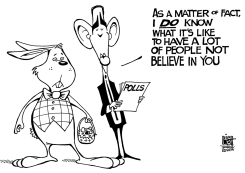 THE OBAMA BUNNY, B/W by Randy Bish
