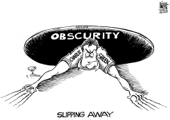 SHEEN SLIPS INTO OBSCURITY, B/W by Randy Bish