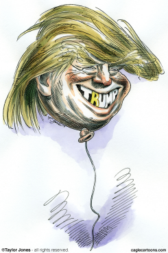 TRUMP TRIAL BALLOON -  by Taylor Jones