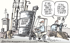 FRACKING FORMULA  by Mike Keefe