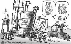 FRACKING FORMULA by Mike Keefe