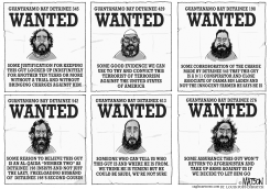 GUANTANAMO BAY WANTED POSTERS by R.J. Matson
