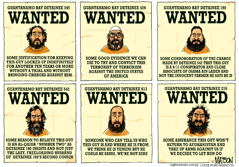 Guantanamo Bay Wanted Posters-COLOR