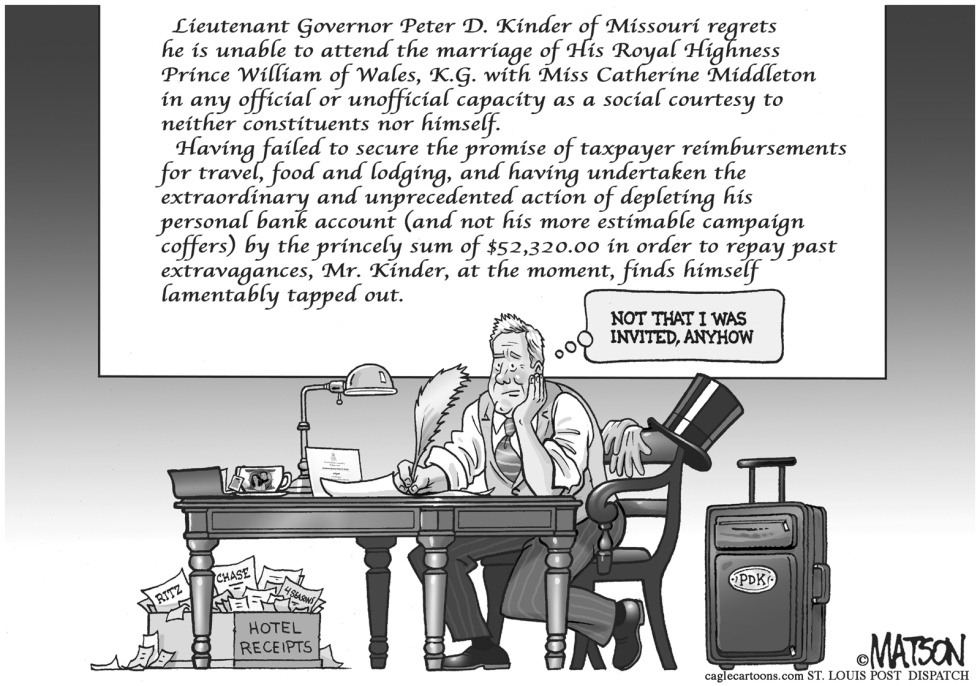 Local MO-Lt Governor Kinder Regrets