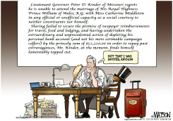 LOCAL MO-LT GOVERNOR KINDER REGRETS by R.J. Matson