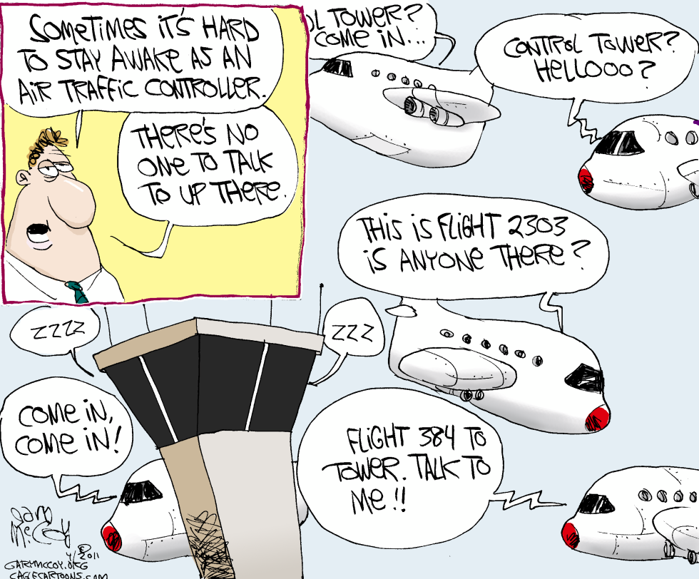 Lonely Air Traffic Controllers COLOR