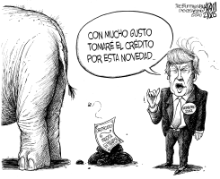 LA NOVEDAD DE TRUMP by Adam Zyglis