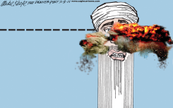 OSAMA DEAD  by Mike Keefe