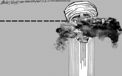 OSAMA DEAD  by Mike Keefe