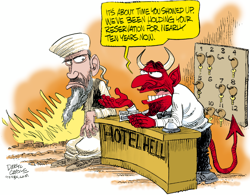 Osama at Hotel Hell Color