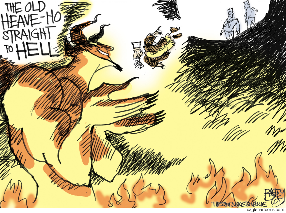  OSAMA SIZZLE by Pat Bagley