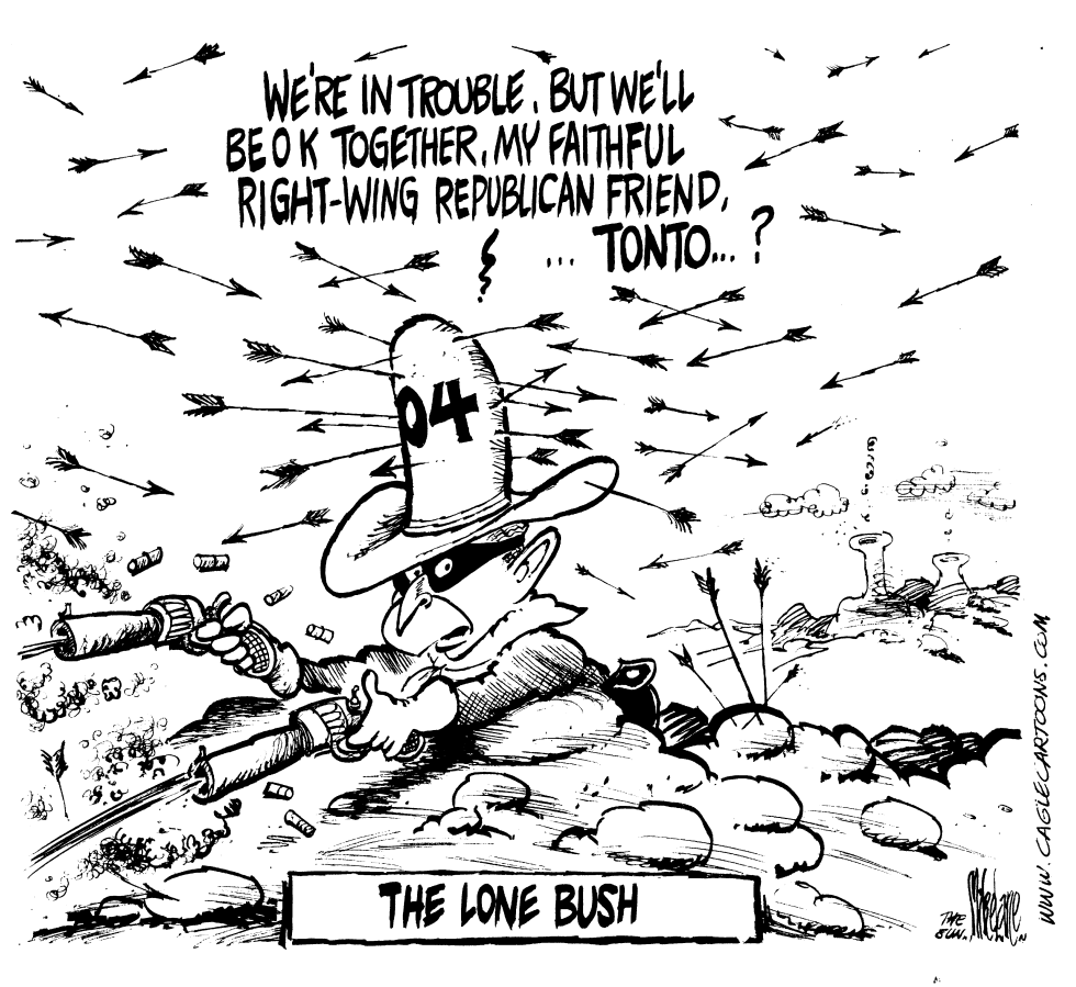  THE LONE BUSH by Mike Lane