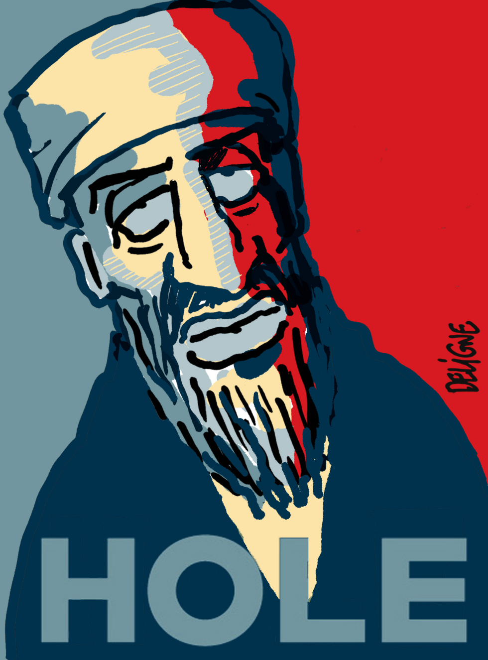 Ben Laden in Hole
