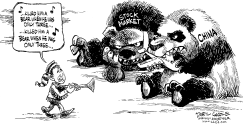KILLED HIMA BEAR by Daryl Cagle