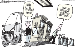GAS PRICES  by Mike Keefe