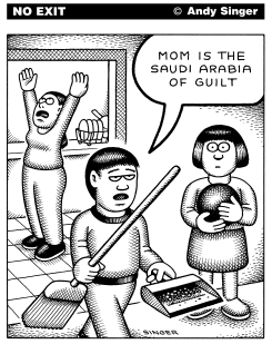 MOM SAUDI ARABIA OF GUILT by Andy Singer