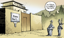 UNDER THE NOSE OF THE PAKISTANIS by Patrick Chappatte