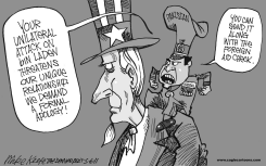 PAKISTAN RELATIONSHIP  by Mike Keefe