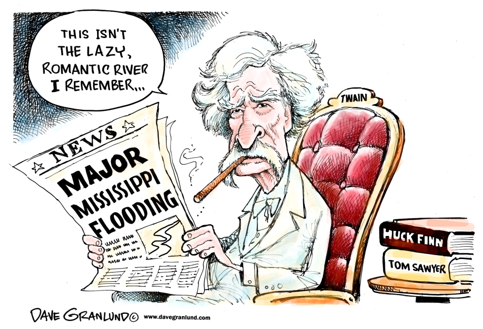MISSISSIPPI FLOODING by Dave Granlund