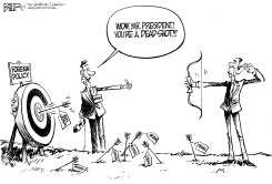 EXPERT MARKSMAN by Nate Beeler