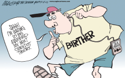 CRACKPOT THEORY  by Mike Keefe