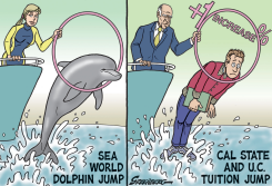 CALIF TUITION JUMP by Steve Greenberg