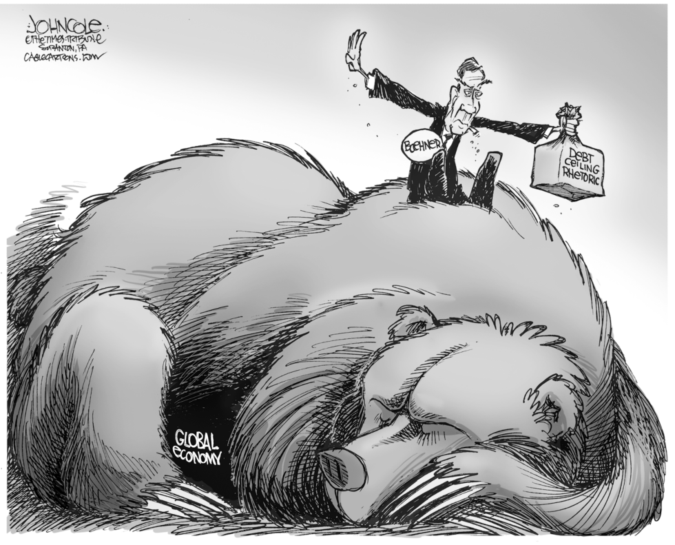 Boehner and debt ceiling BW