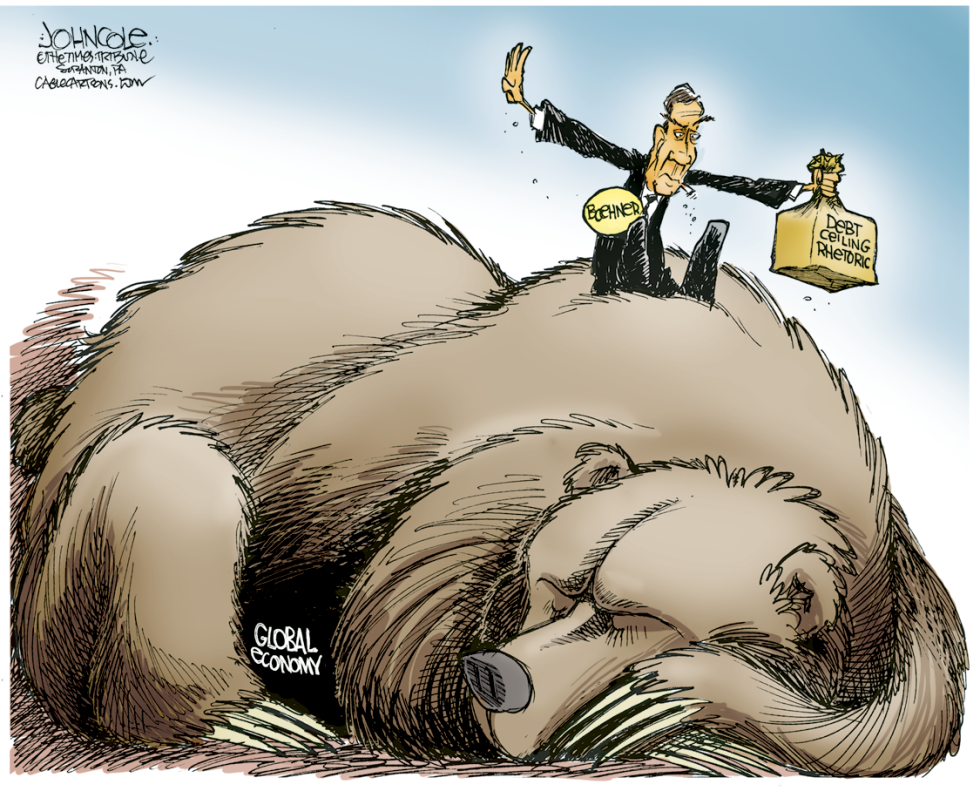 Boehner and debt ceiling COLOR