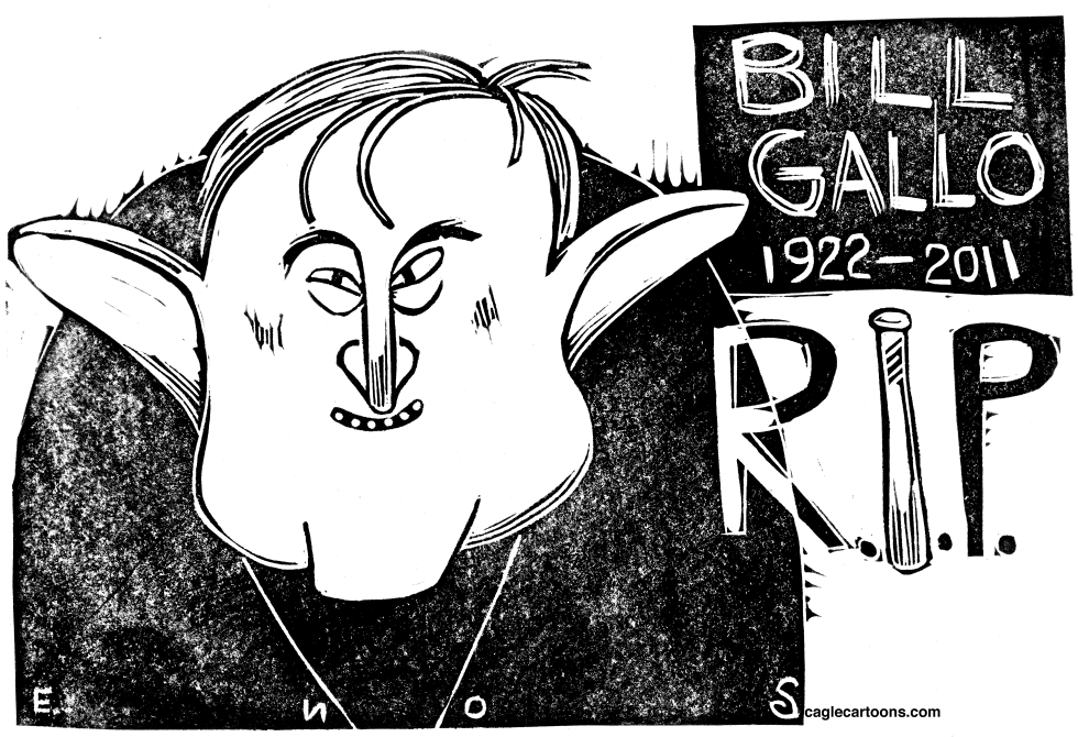 Cartoonist Bill Gallo
