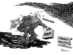 IMF CHIEF IN SCANDAL by Paresh Nath