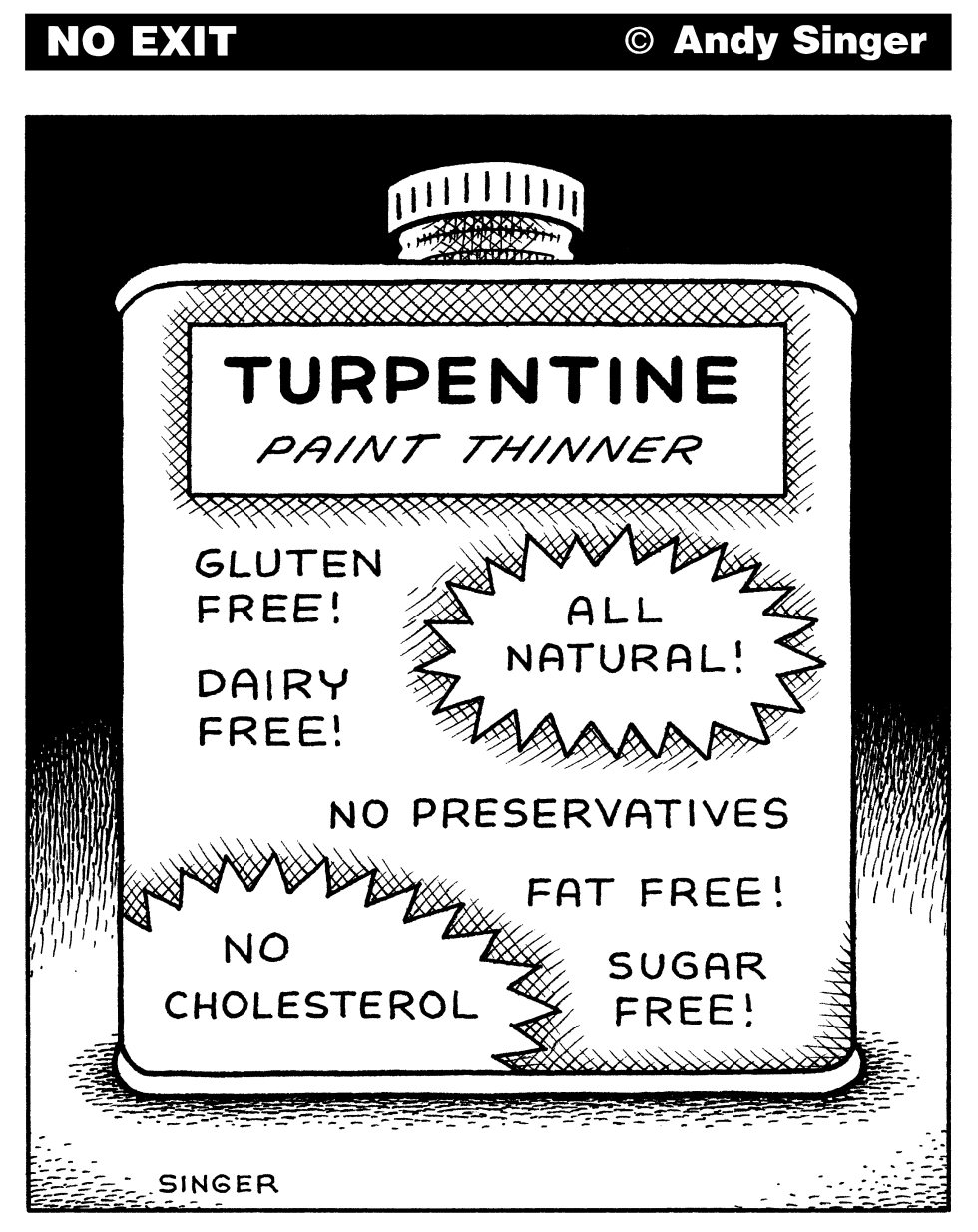 Food Labeling Turpentine