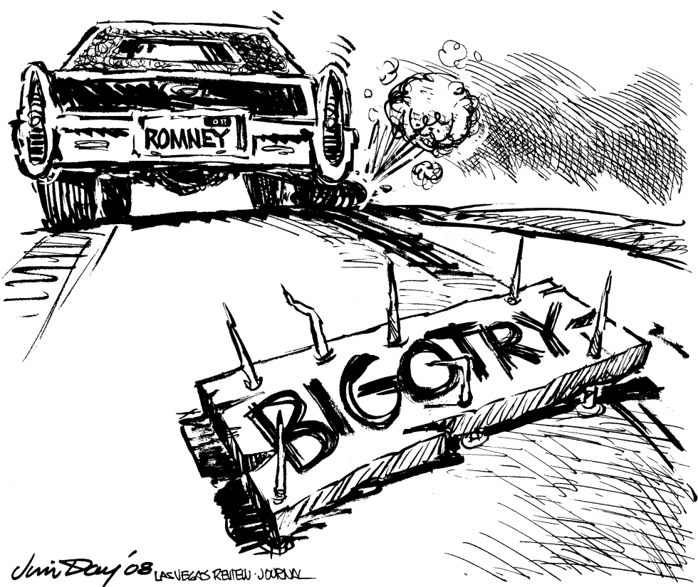 Romneys 2012 road to the White House -- LINE ONLY