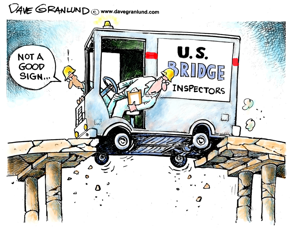 US bridges crumbling