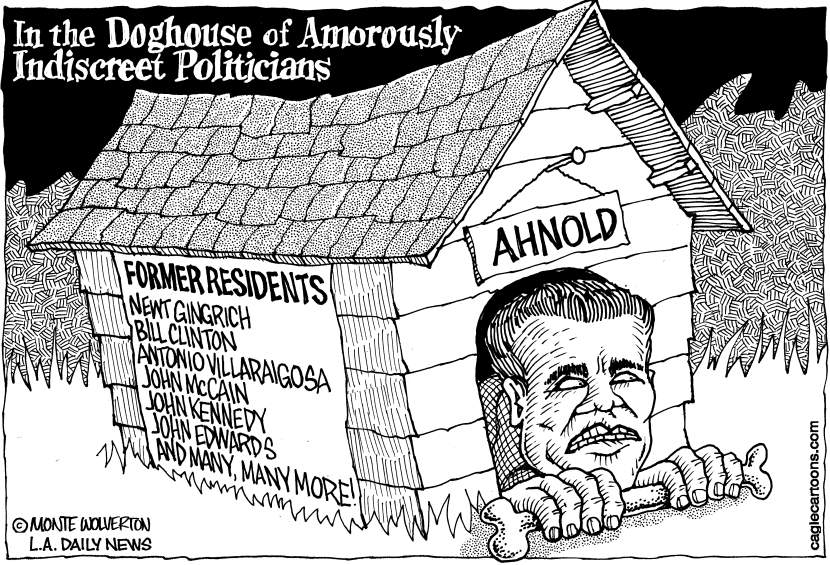 Schwarzenegger in the Doghouse