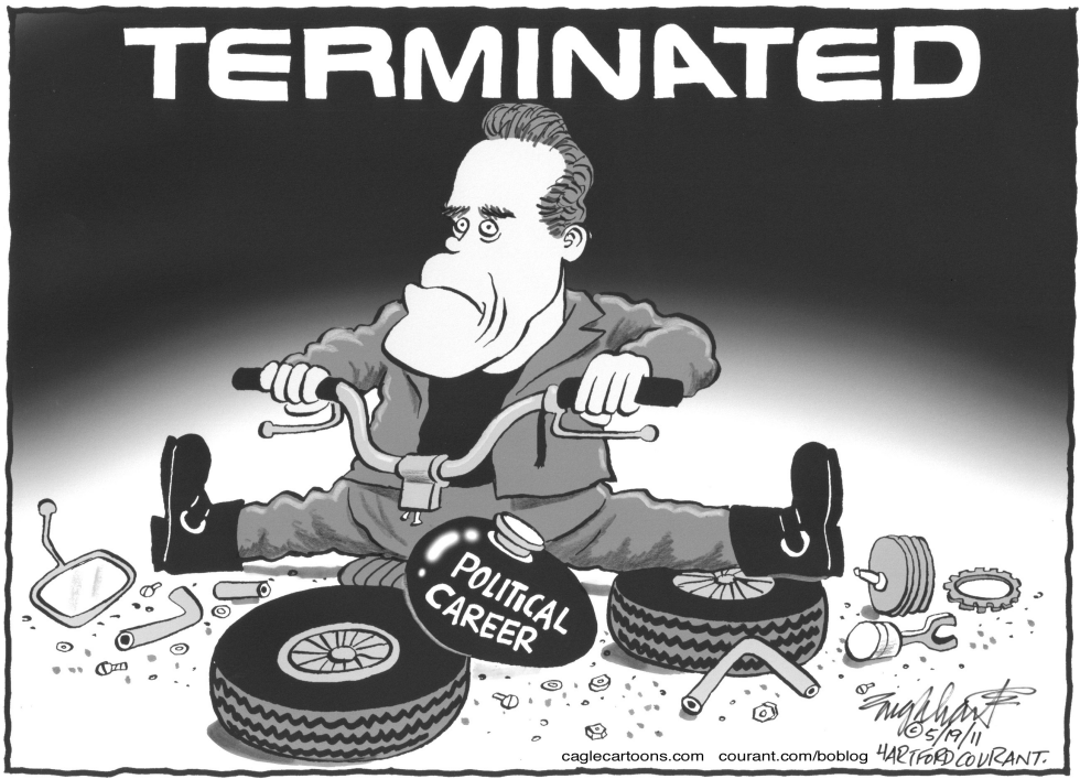  ARNOLD SCHWARZENEGGER by Bob Englehart