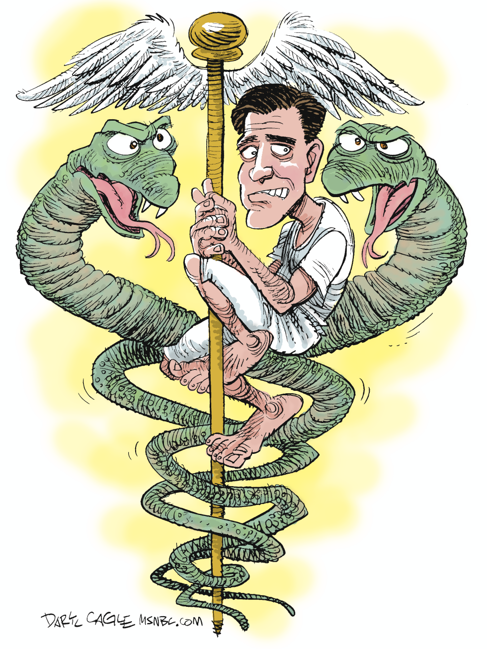  ROMNEYCARE  by Daryl Cagle