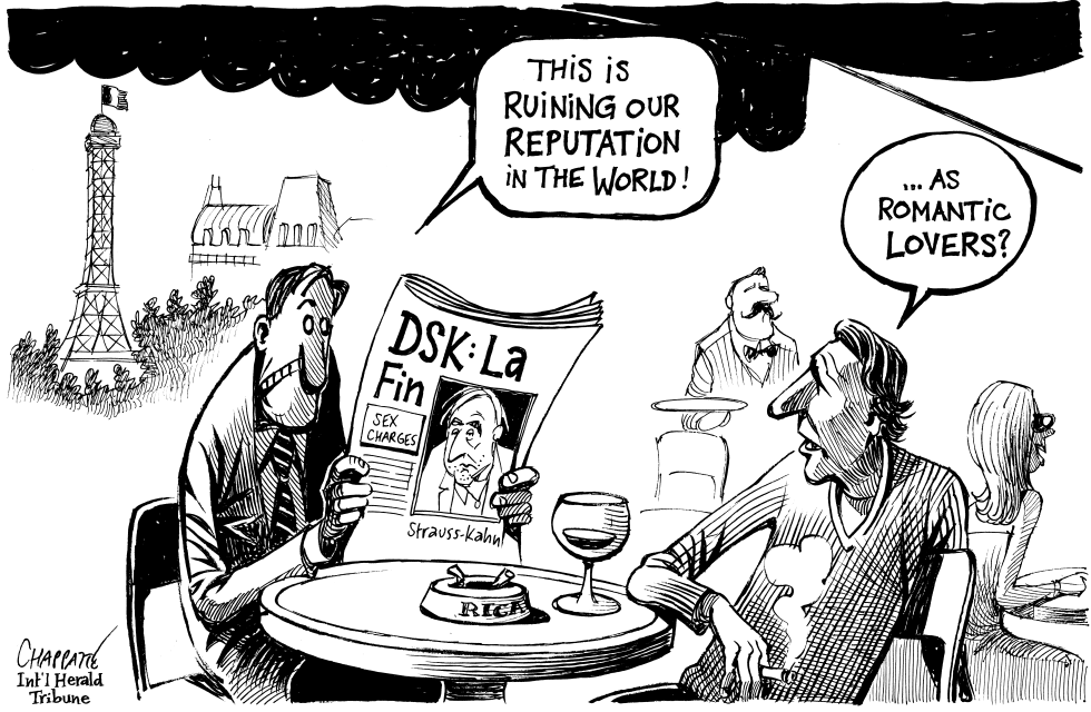  THE STRAUSS-KAHN SCANDAL by Patrick Chappatte