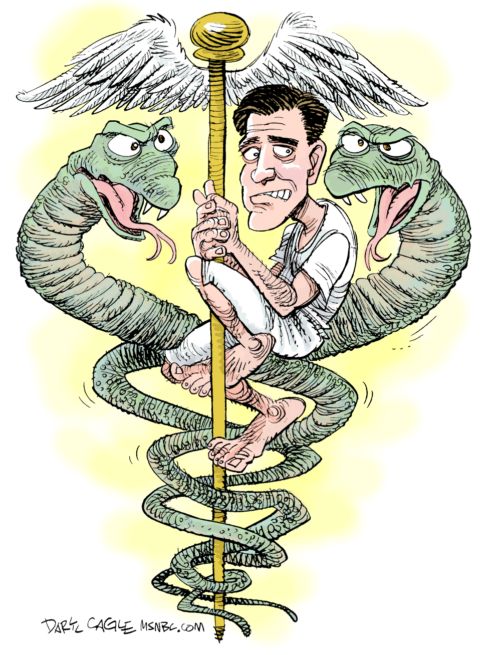  ROMNEYCARE  by Daryl Cagle