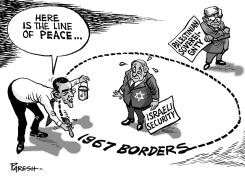 OBAMA'S LINE OF 1967 by Paresh Nath